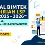 Jadwal Workshop dan Bimtek Pendirian LSP