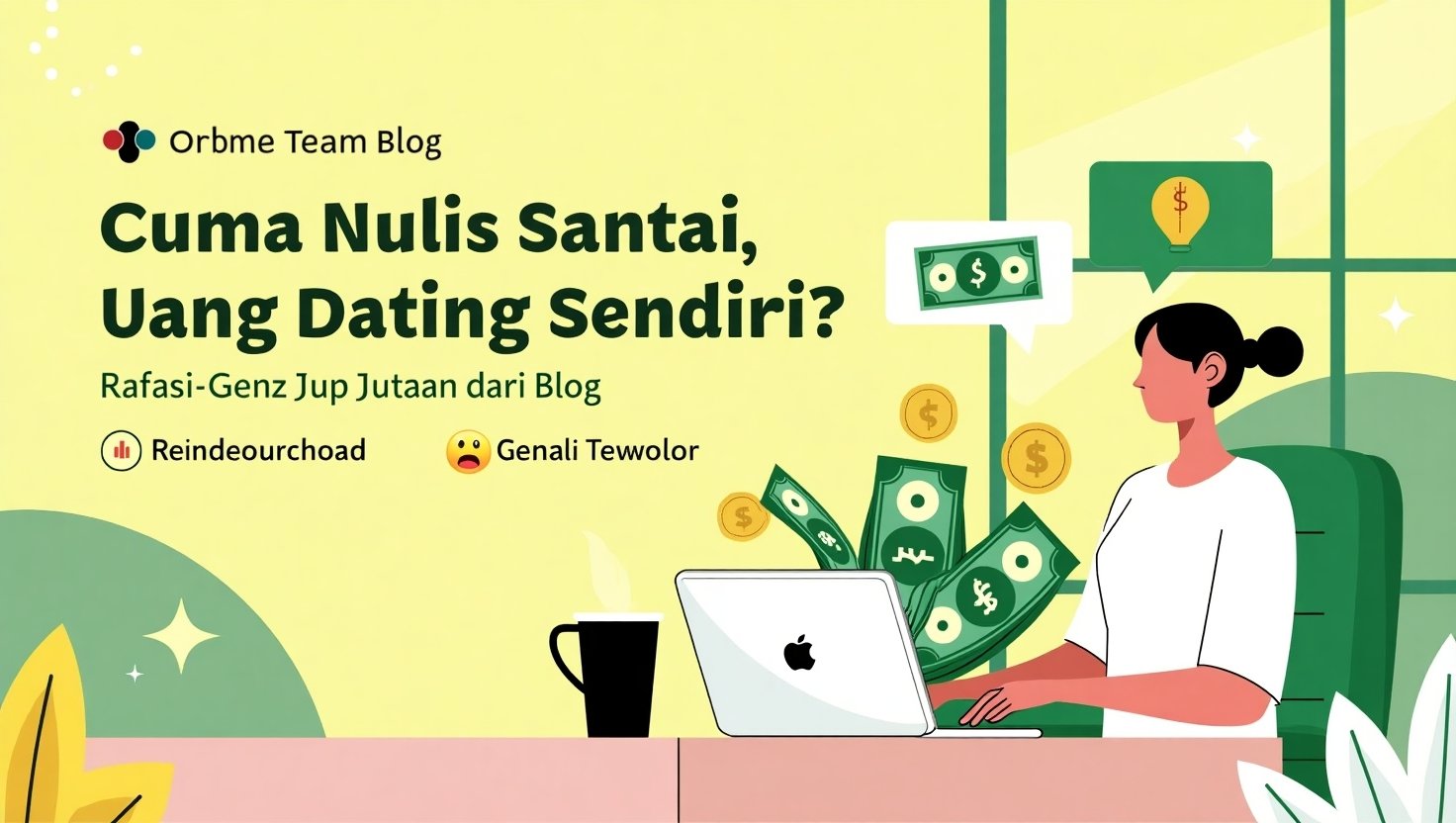 Nulis Santai, Cuan Mengalir: Cara Gen Z Mendapatkan Uang dari Blog