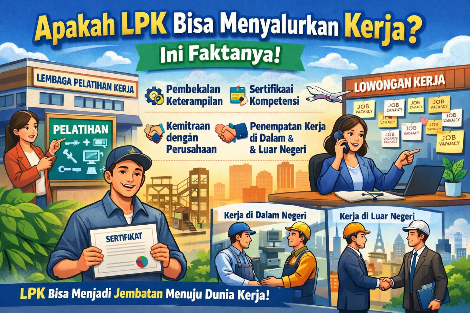 Apakah LPK Bisa Menyalurkan Kerja Ini Faktanya - Konsultan Pendirian LSP dan LPK Apakah LPK Bisa Menyalurkan Kerja Ini Faktanya