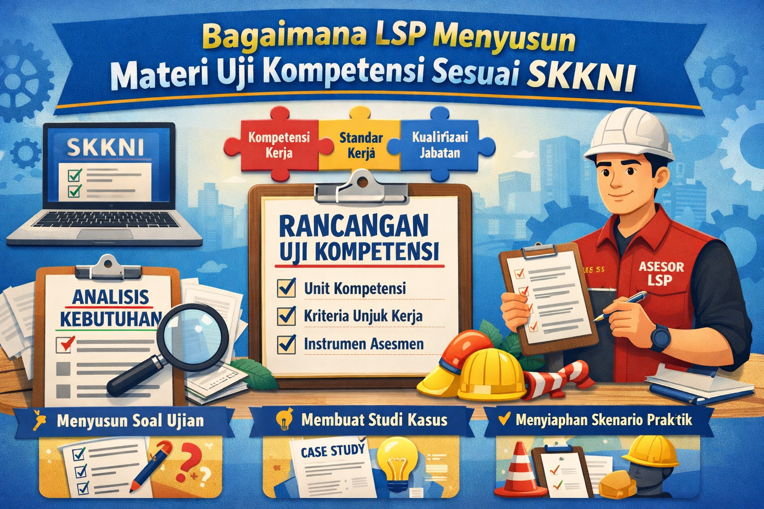 Bagaimana LSP Menyusun Materi Uji Kompetensi Sesuai SKKNI