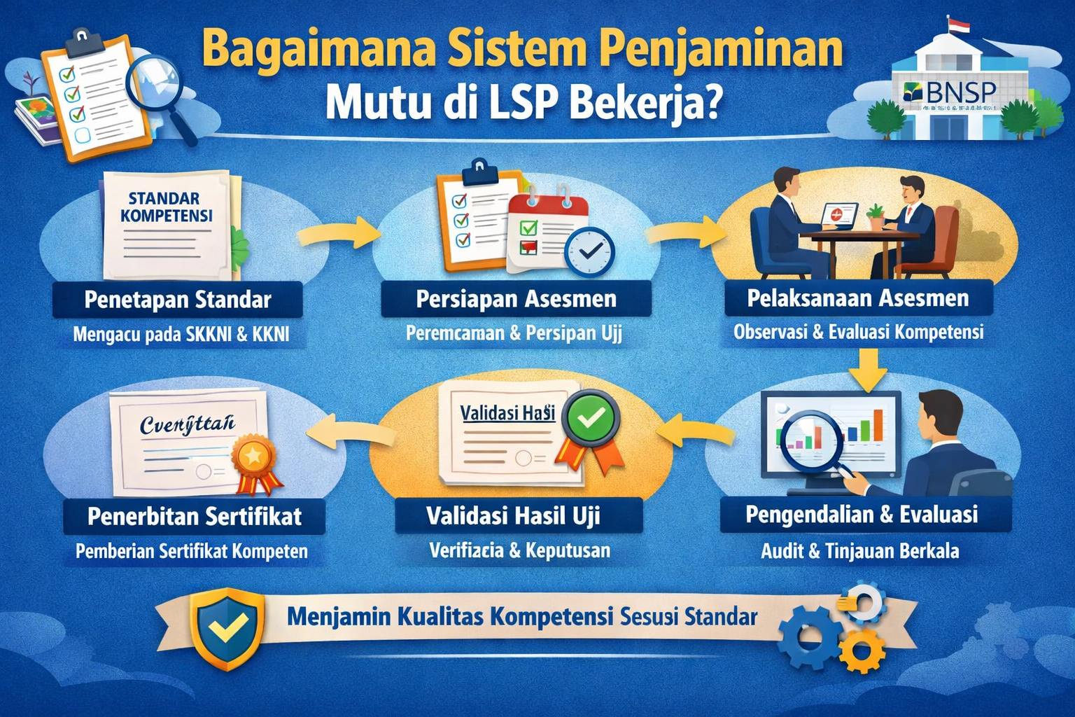 Bagaimana Sistem Penjaminan Mutu di LSP Bekerja?