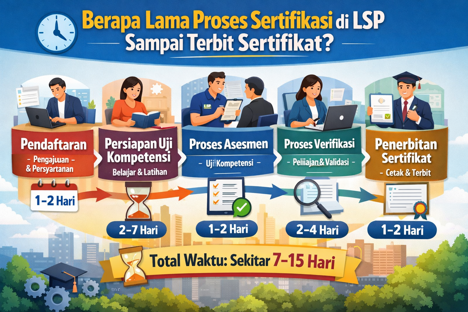Berapa Lama Proses Sertifikasi di LSP Sampai Terbit Sertifikat?