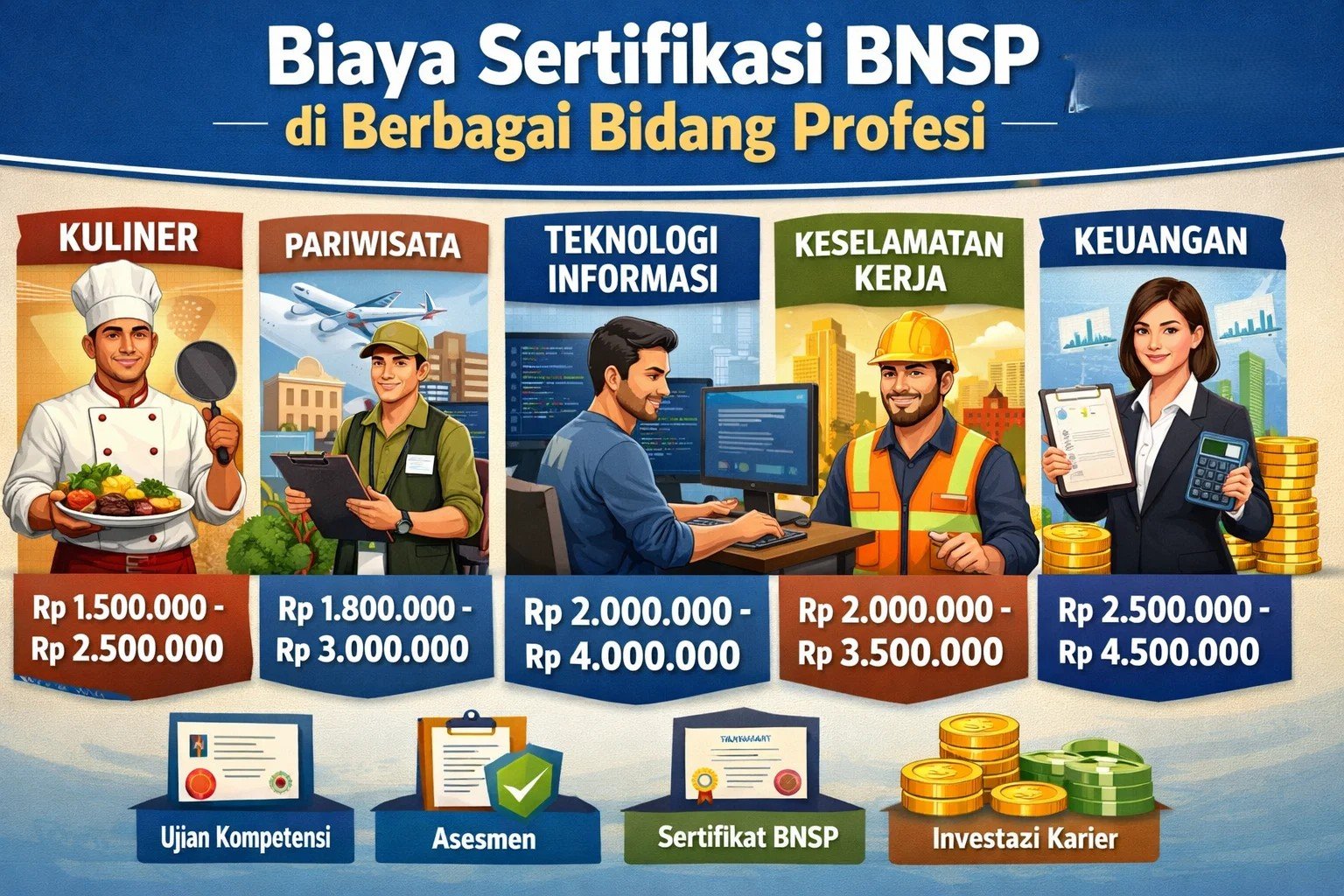Biaya-Sertifikasi-BNSP-di-Berbagai-Bidang-Profesi