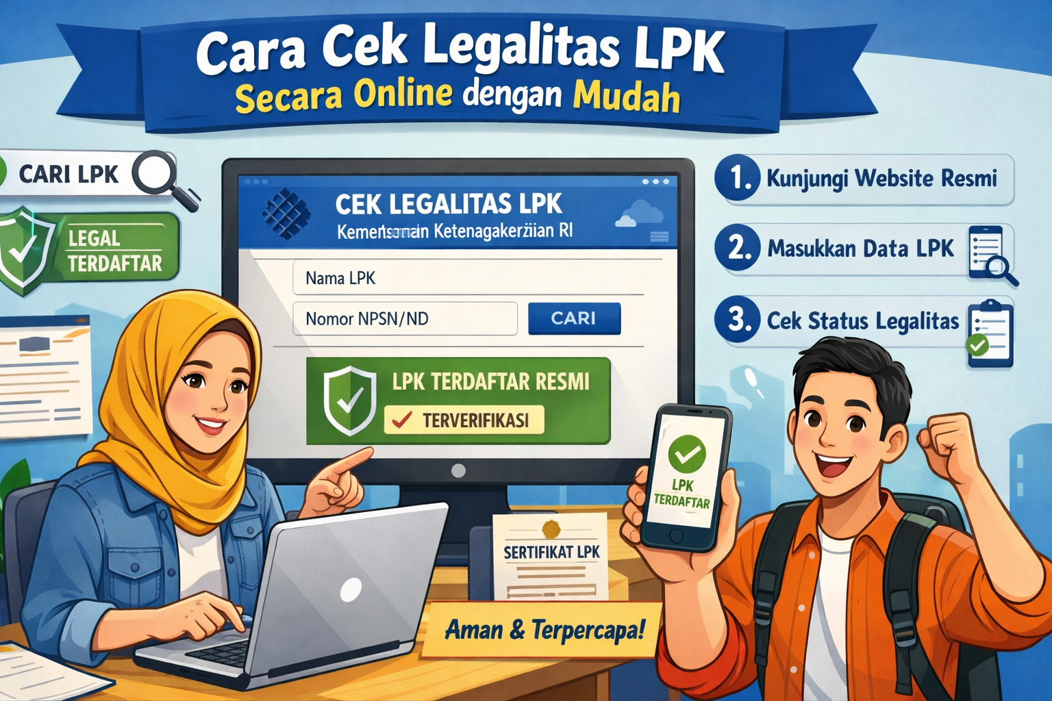 Cara Cek Legalitas LPK Secara Online dengan Mudah
