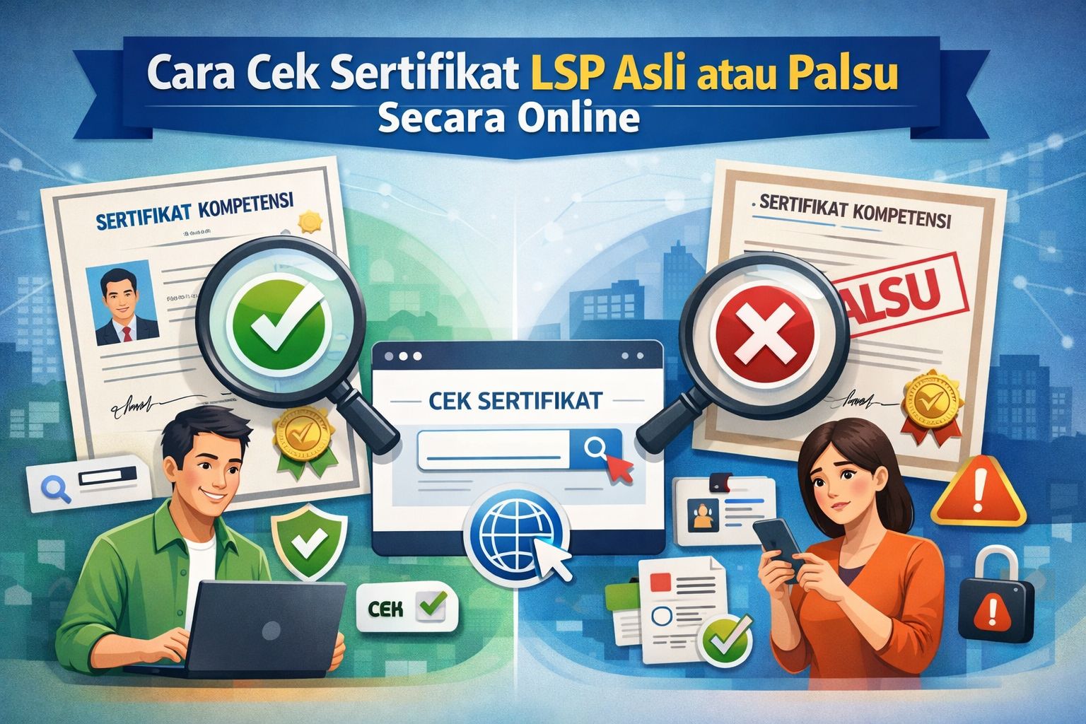 Cara Cek Sertifikat LSP Asli atau Palsu Secara Online - Konsultan Pendirian LSP dan LPK Cara Cek Sertifikat LSP Asli atau Palsu Secara Online