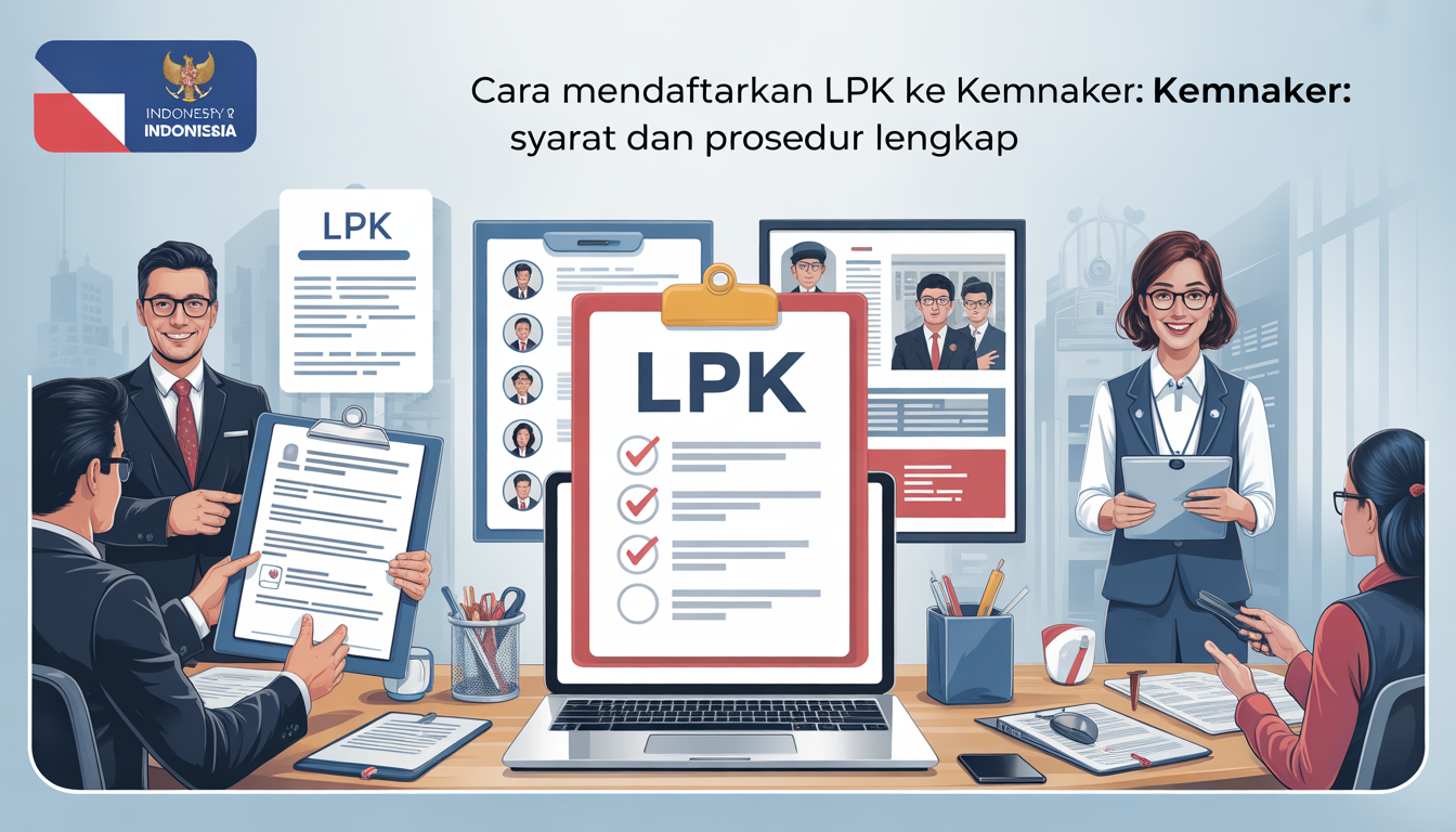 Cara Mendaftarkan LPK ke Kemnaker Syarat dan Prosedur Lengkap