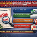 Cara Menghindari Sertifikat Kompetensi Palsu yang Mengatasnamakan BNSP - Konsultan Pendirian LSP dan LPK Cara Menghindari Sertifikat Kompetensi Palsu yang Mengatasnamakan BNSP
