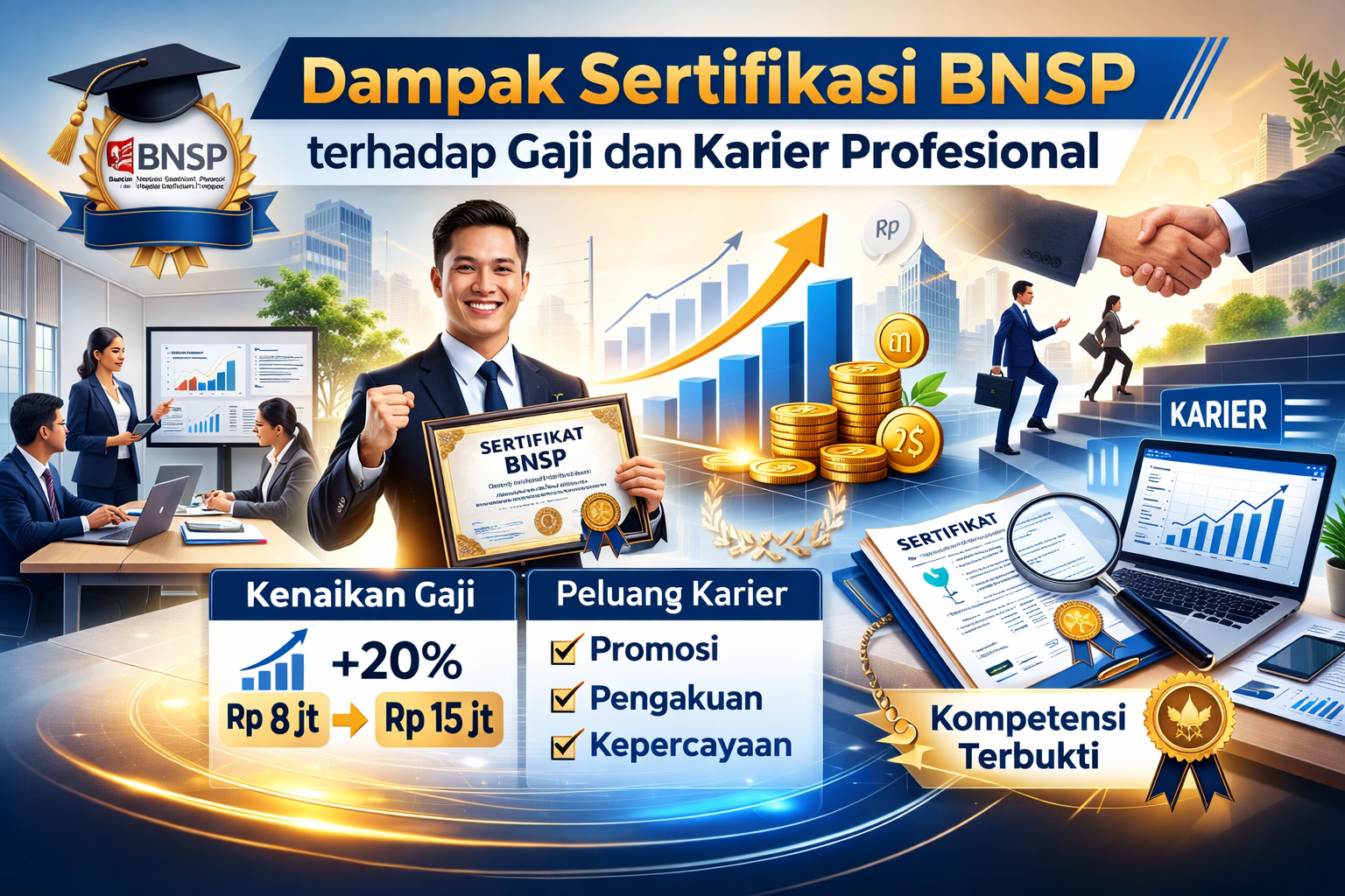 Dampak Sertifikasi BNSP terhadap Gaji dan Karier Profesional