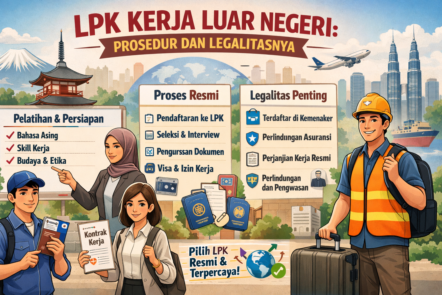 LPK Kerja Luar Negeri: Prosedur dan Legalitasnya
