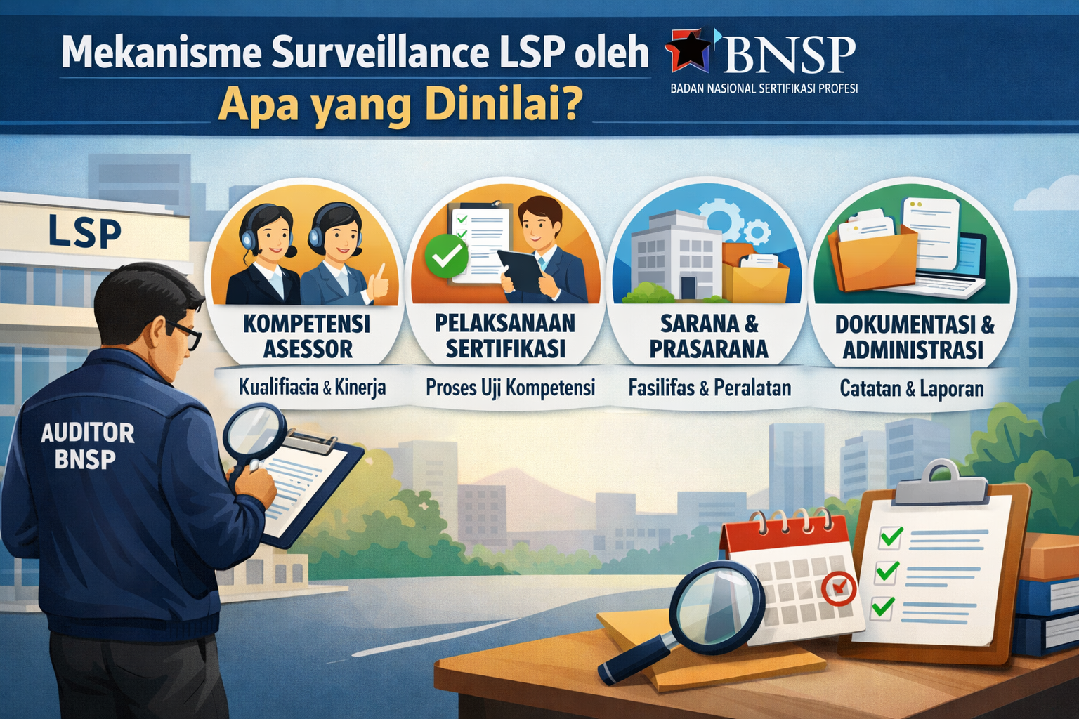 Mekanisme Surveillance LSP oleh BNSP: Apa yang Dinilai?