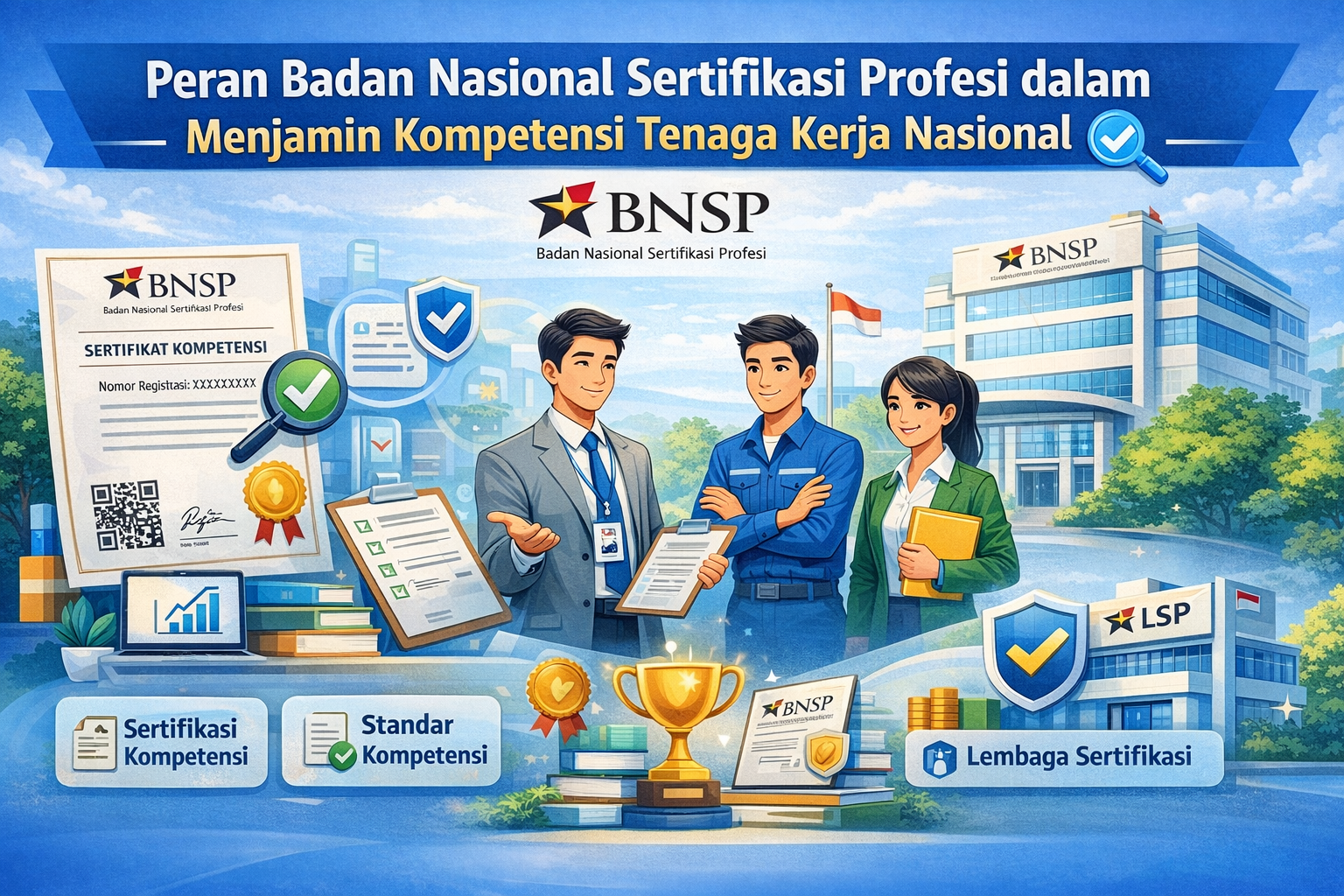 Peran Badan Nasional Sertifikasi Profesi dalam Menjamin Kompetensi Tenaga Kerja Nasional