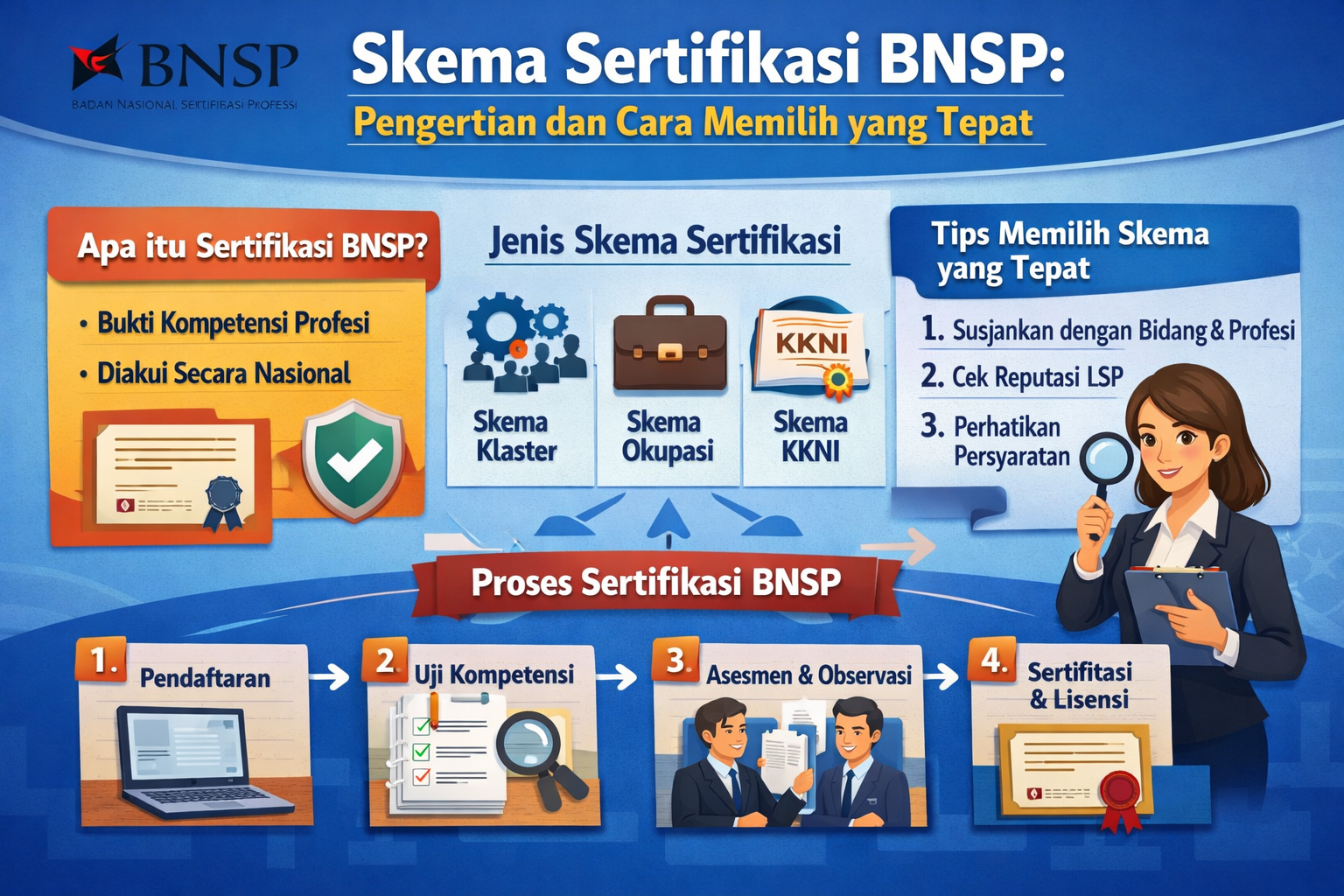 Skema Sertifikasi BNSP: Pengertian dan Cara Memilih yang Tepat