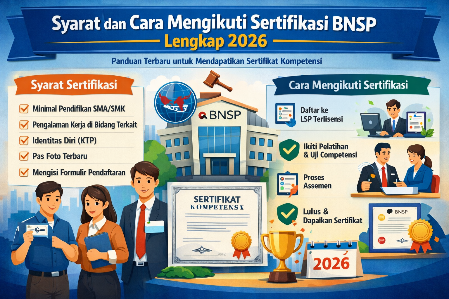 Syarat dan Cara Mengikuti Sertifikasi BNSP Lengkap 2026