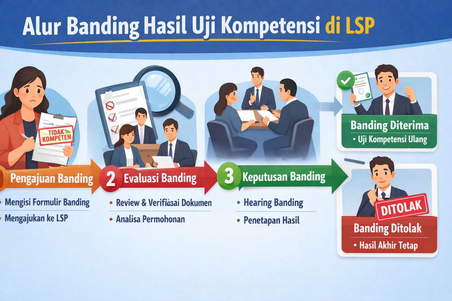 Alur Banding Hasil Uji Kompetensi di LSP