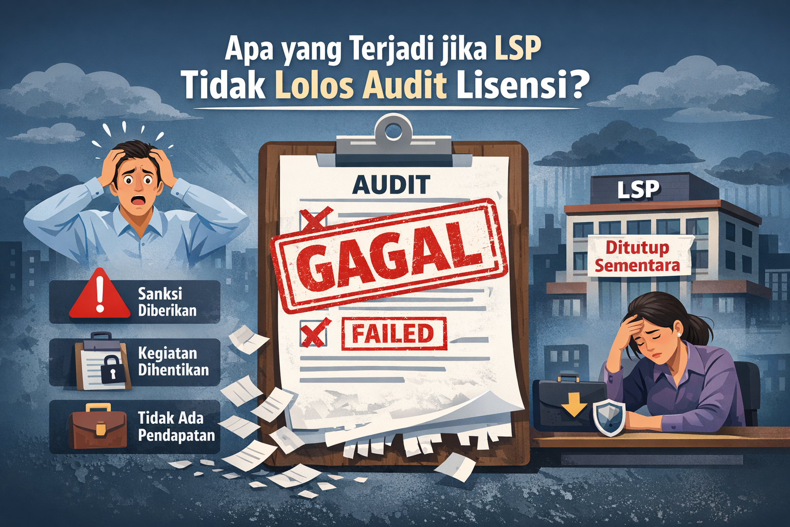 Apa yang Terjadi jika LSP Tidak Lolos Audit Lisensi?