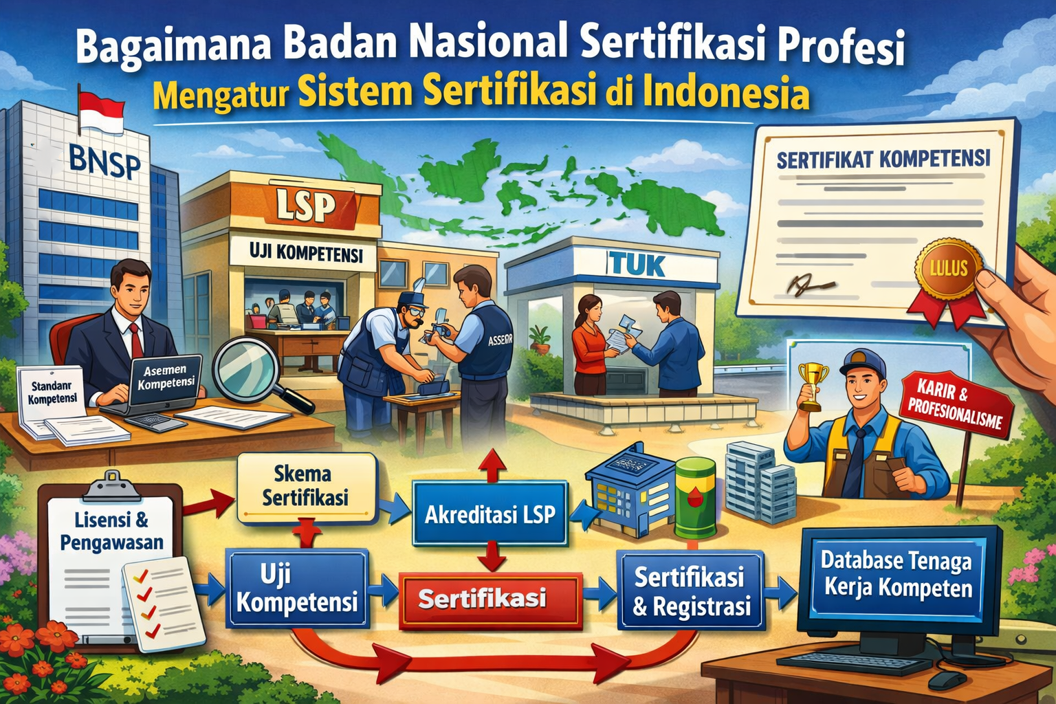 Bagaimana BNSP Mengatur Sistem Sertifikasi di Indonesia