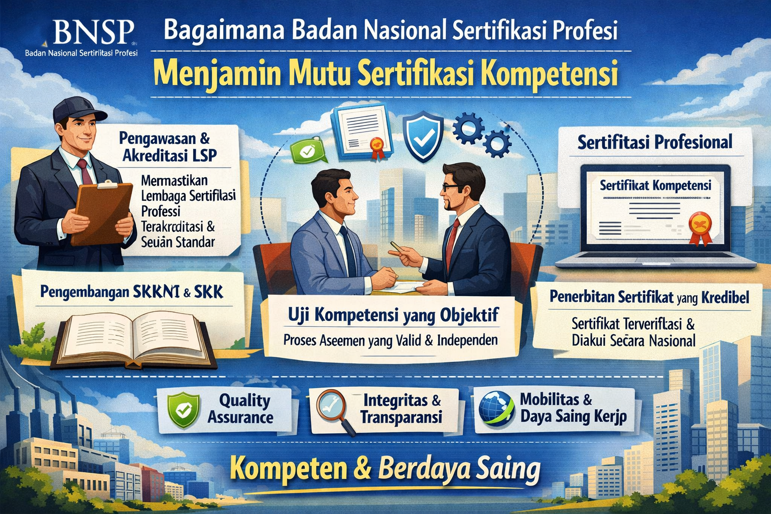 Bagaimana Badan Nasional Sertifikasi Profesi Menjamin Mutu Sertifikasi Kompetensi