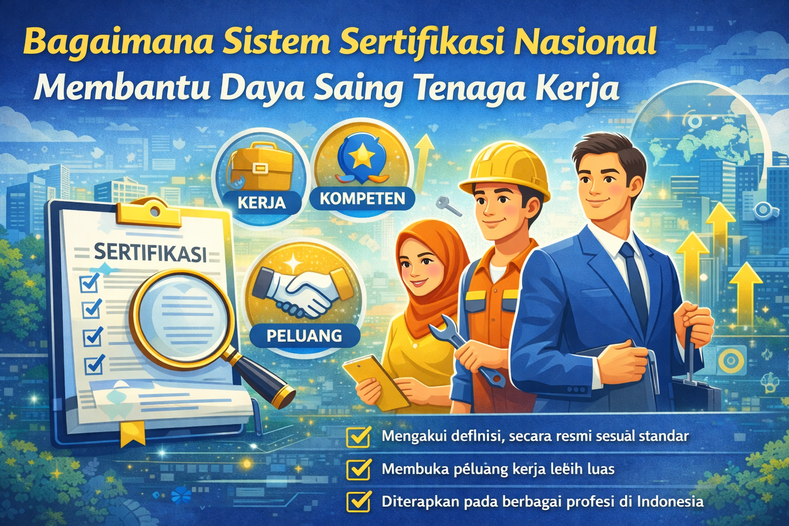 Bagaimana Sistem Sertifikasi Nasional Membantu Daya Saing Tenaga Kerja