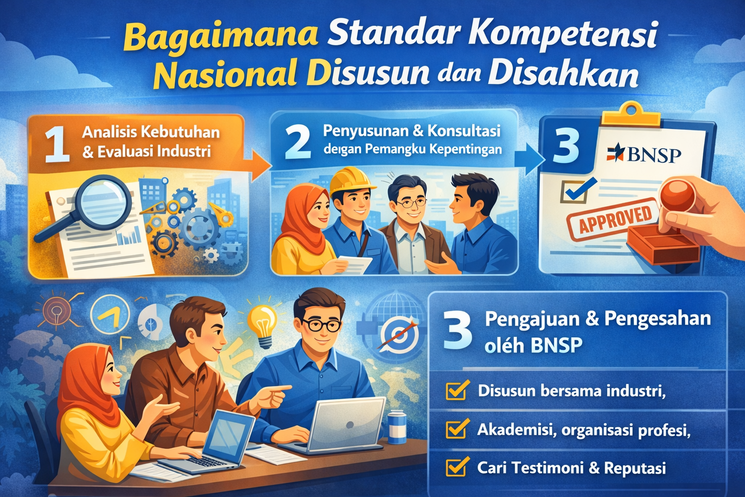 Bagaimana Standar Kompetensi Nasional Disusun dan Disahkan