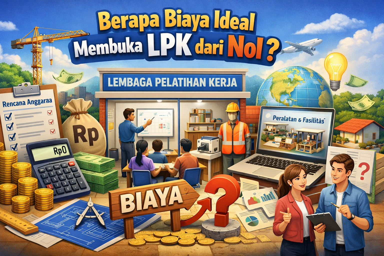 Berapa Biaya Ideal Membuka LPK dari Nol