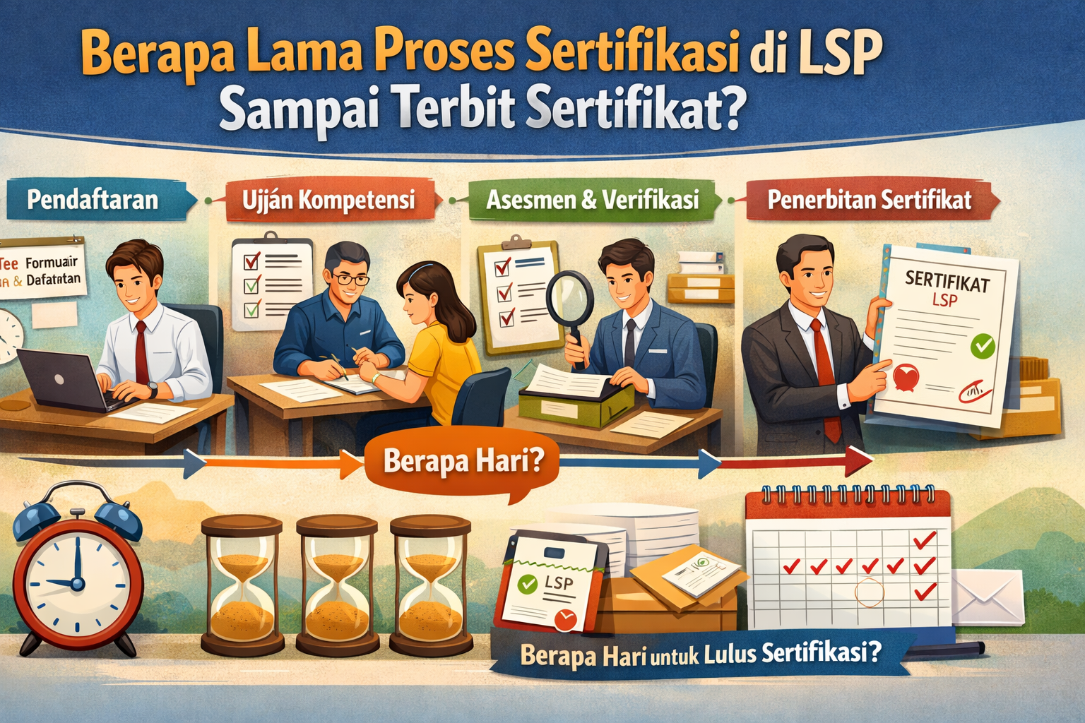 Berapa Lama Proses Sertifikasi di LSP Sampai Terbit Sertifikat?
