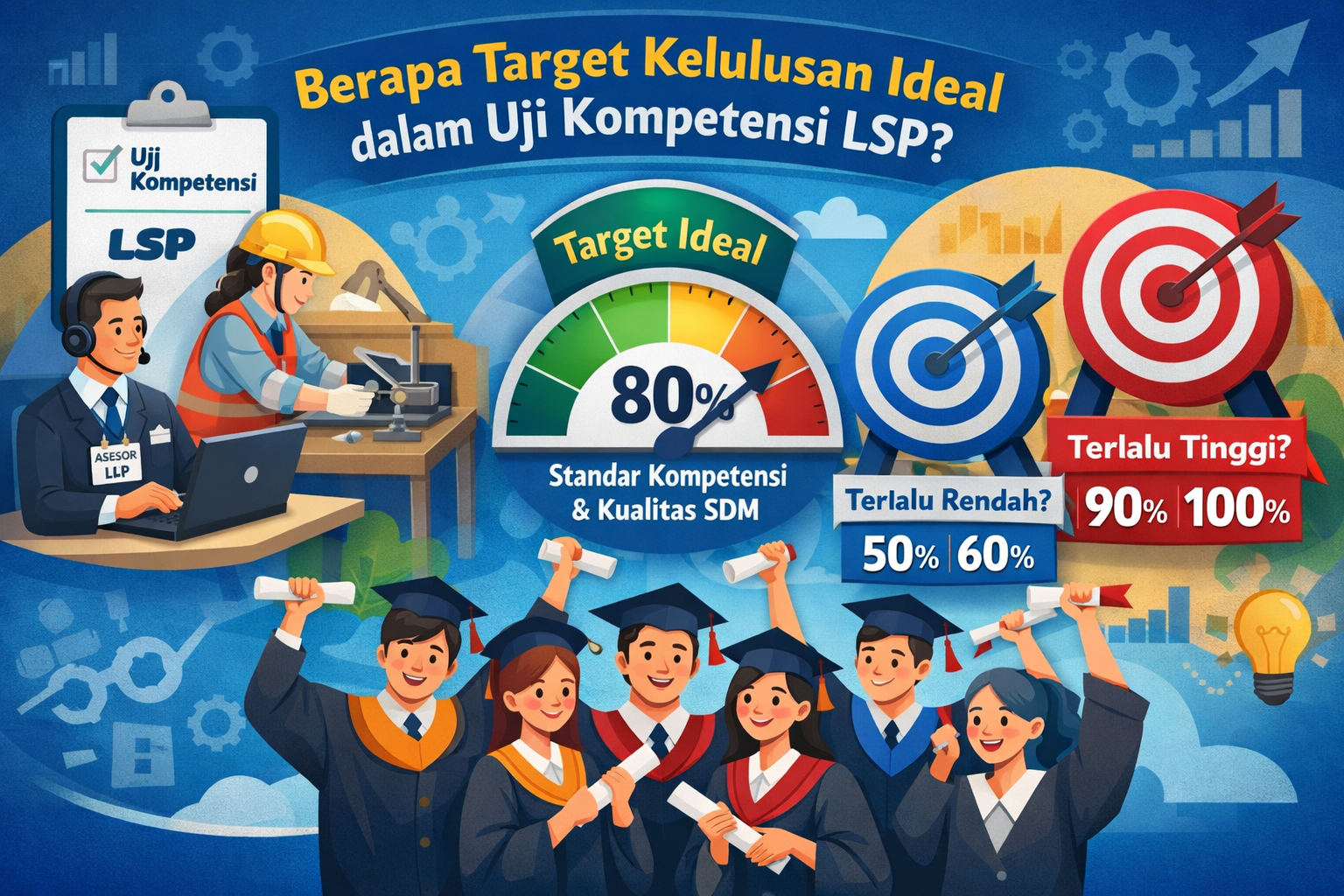 Berapa Target Kelulusan Ideal dalam Uji Kompetensi LSP?