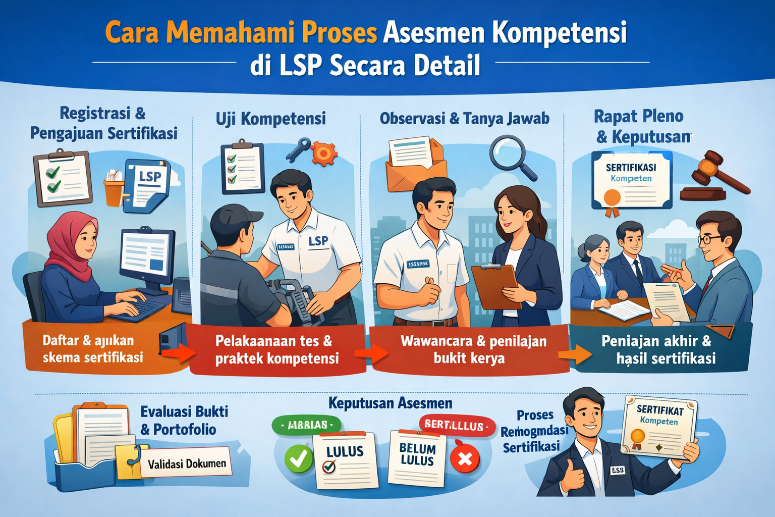 Cara Memahami Proses Asesmen Kompetensi di LSP Secara Detail