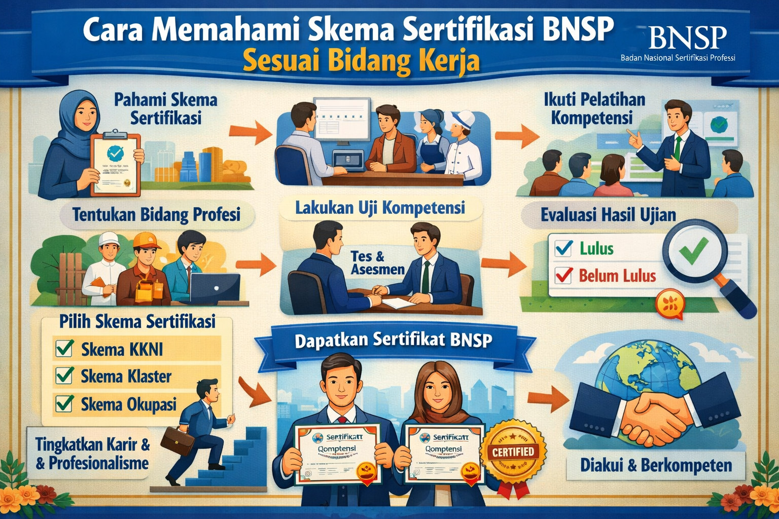 Cara Memahami Skema Sertifikasi BNSP Sesuai Bidang Kerja