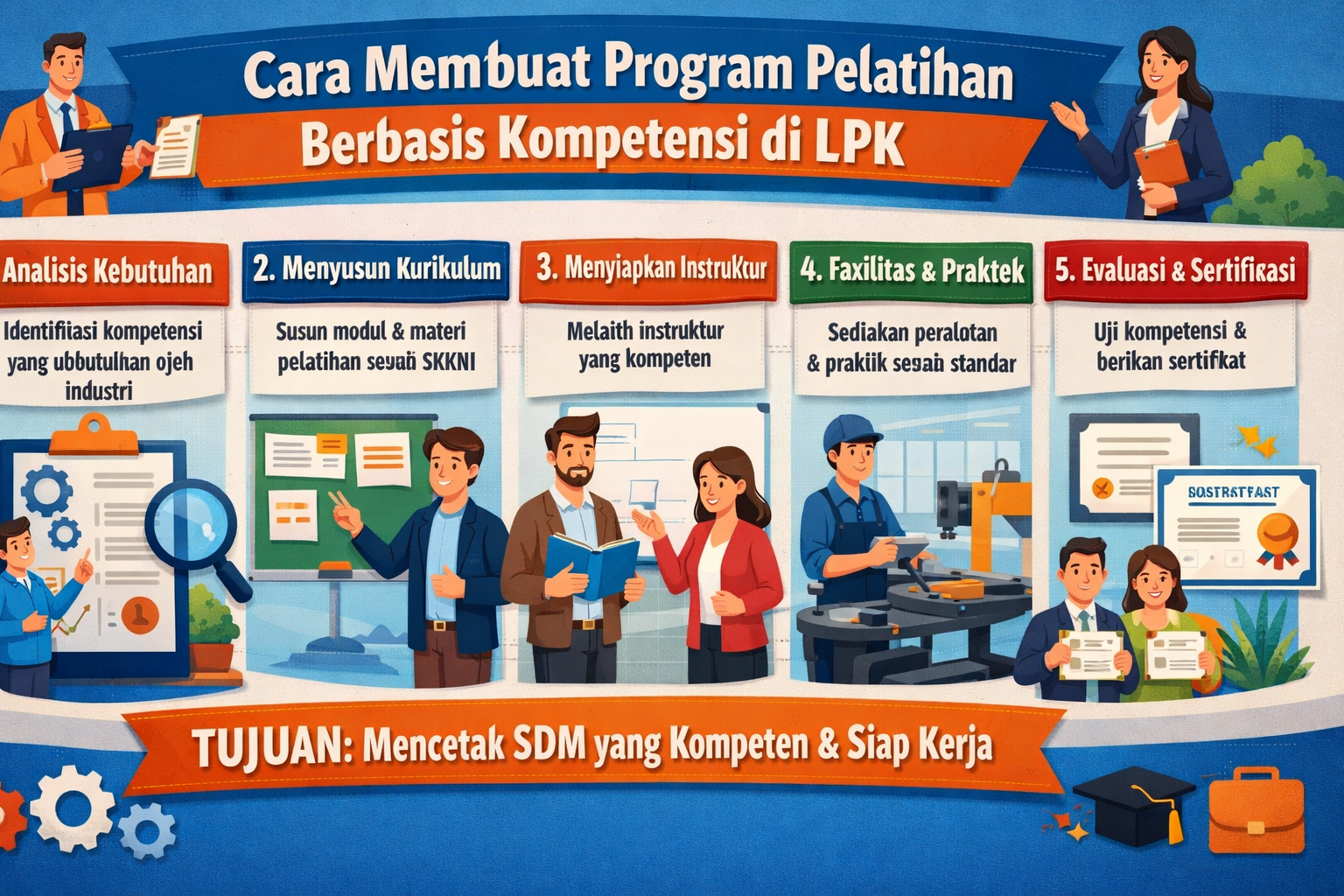 Cara Membuat Program Pelatihan Berbasis Kompetensi di LPK