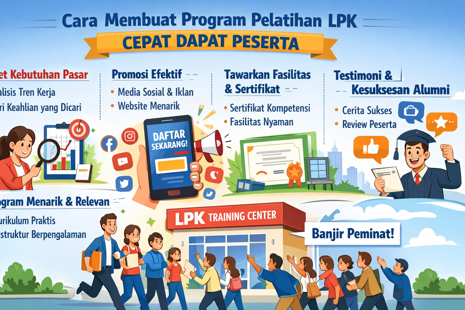 Cara Membuat Program Pelatihan LPK yang Cepat Dapat Peserta