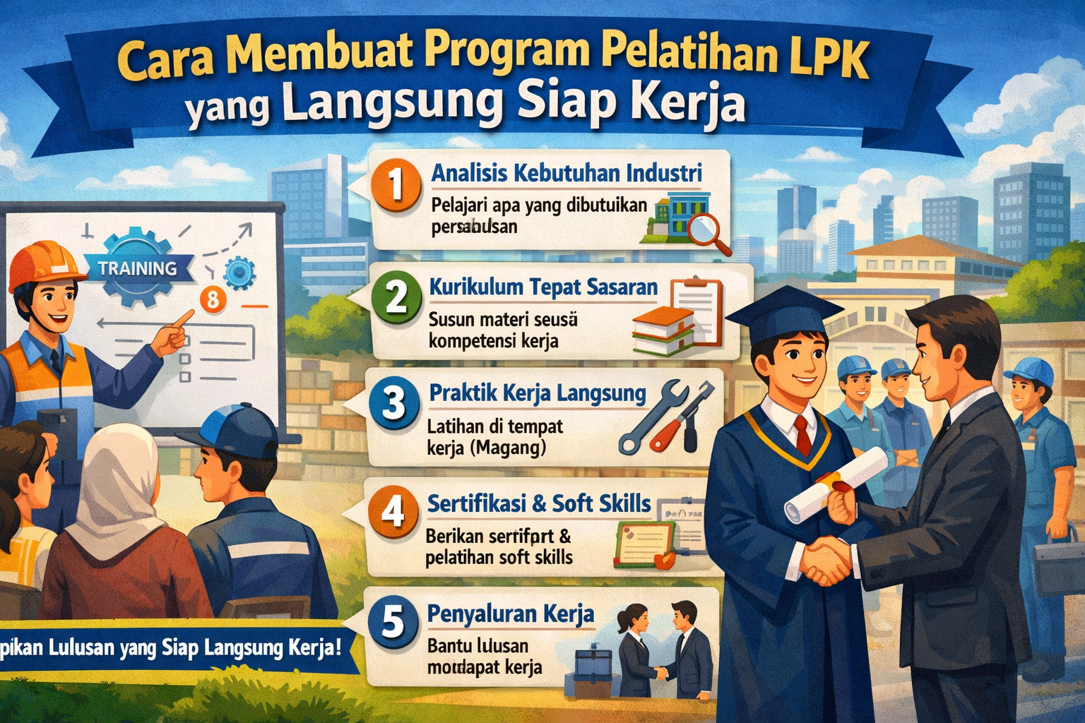 Cara Membuat Program Pelatihan LPK yang Langsung Siap Kerja - Konsultan Pendirian LSP dan LPK Cara Membuat Program Pelatihan LPK yang Langsung Siap Kerja