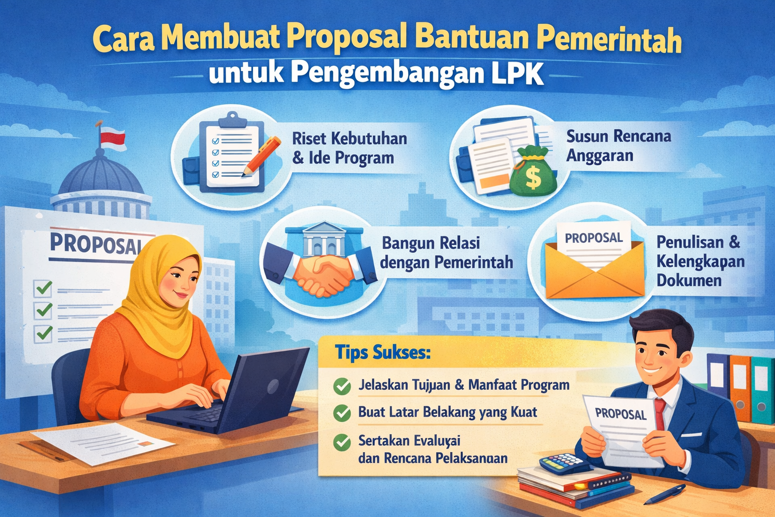Cara Membuat Proposal Bantuan Pemerintah untuk Pengembangan LPK