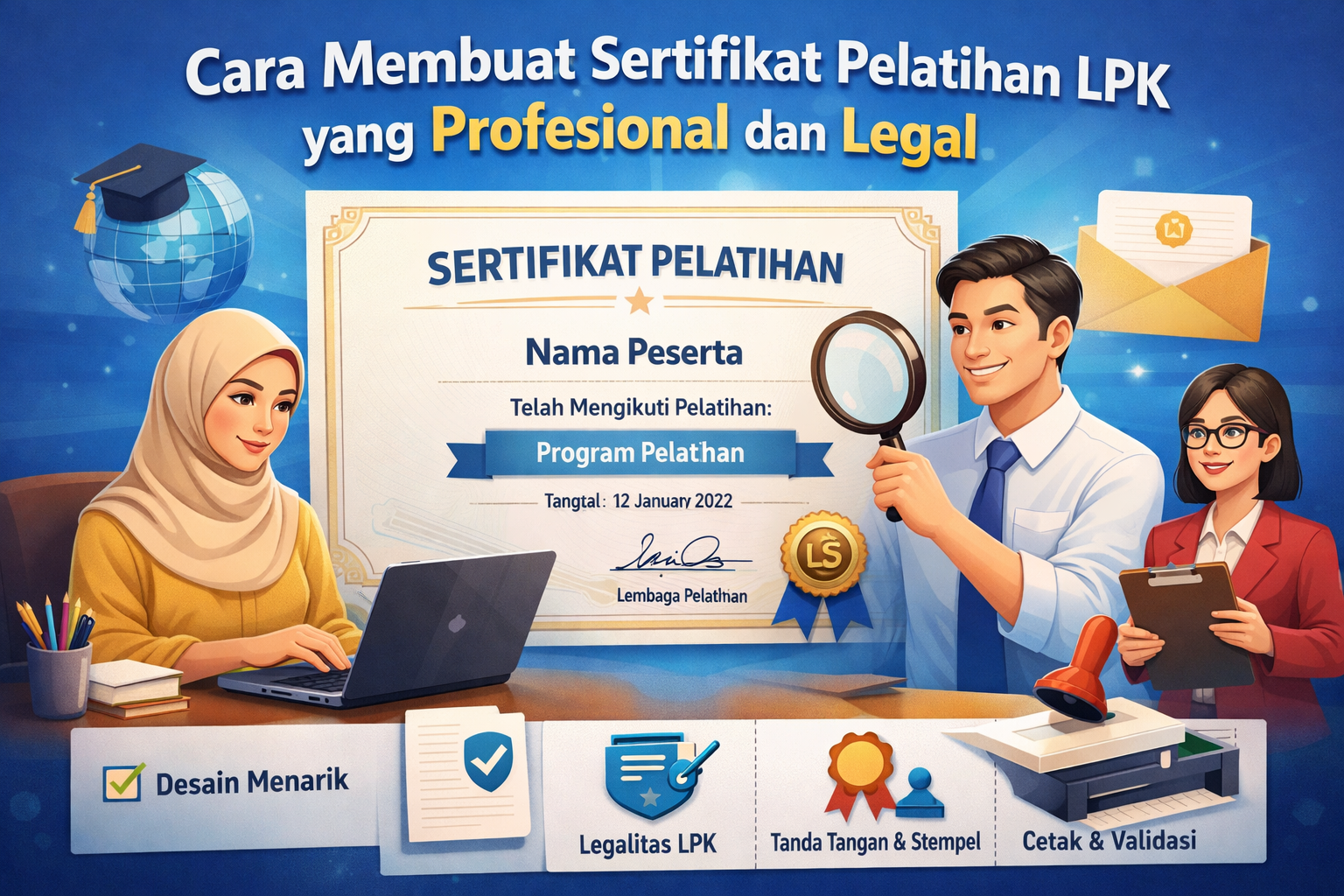 Cara Membuat Sertifikat Pelatihan LPK yang Profesional dan Legal