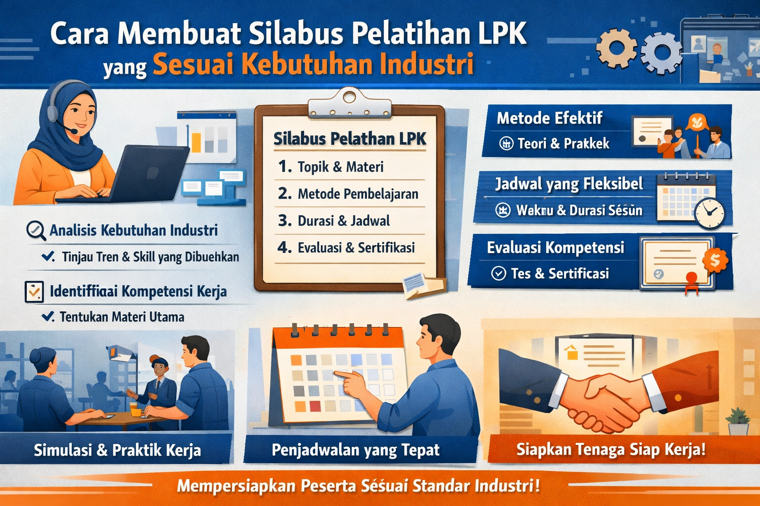 Cara Membuat Silabus Pelatihan LPK yang Sesuai Kebutuhan Industri
