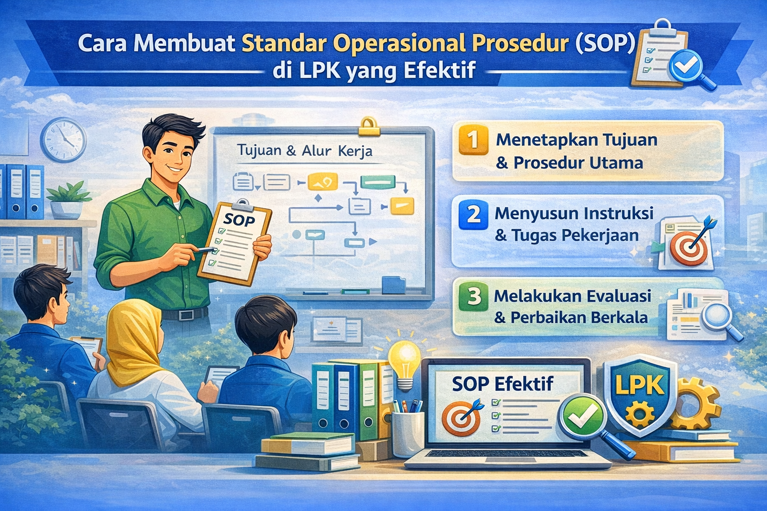 Cara Membuat Standar Operasional Prosedur SOP di LPK yang Efektif
