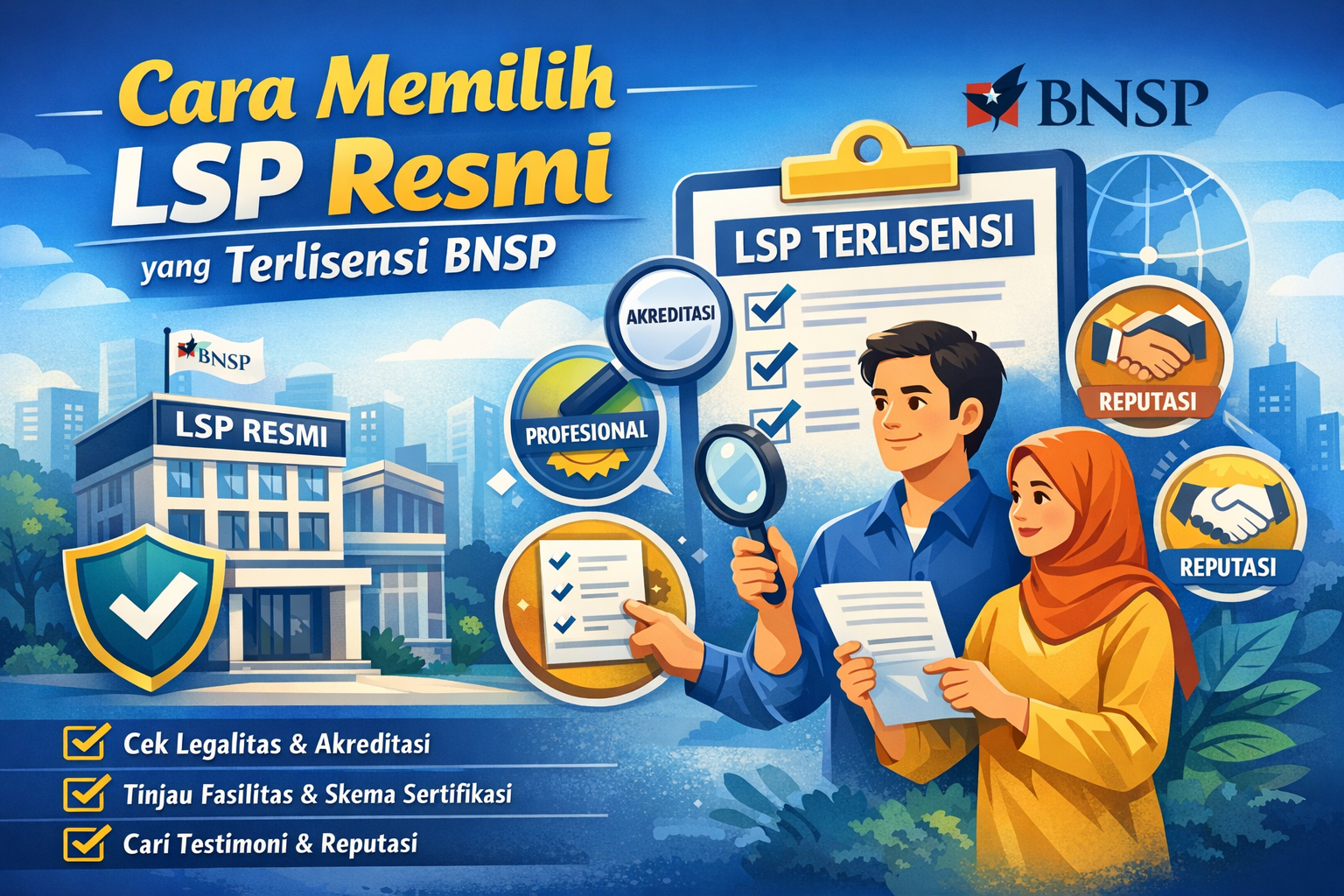 Cara Memilih LSP Resmi yang Terlisensi BNSP
