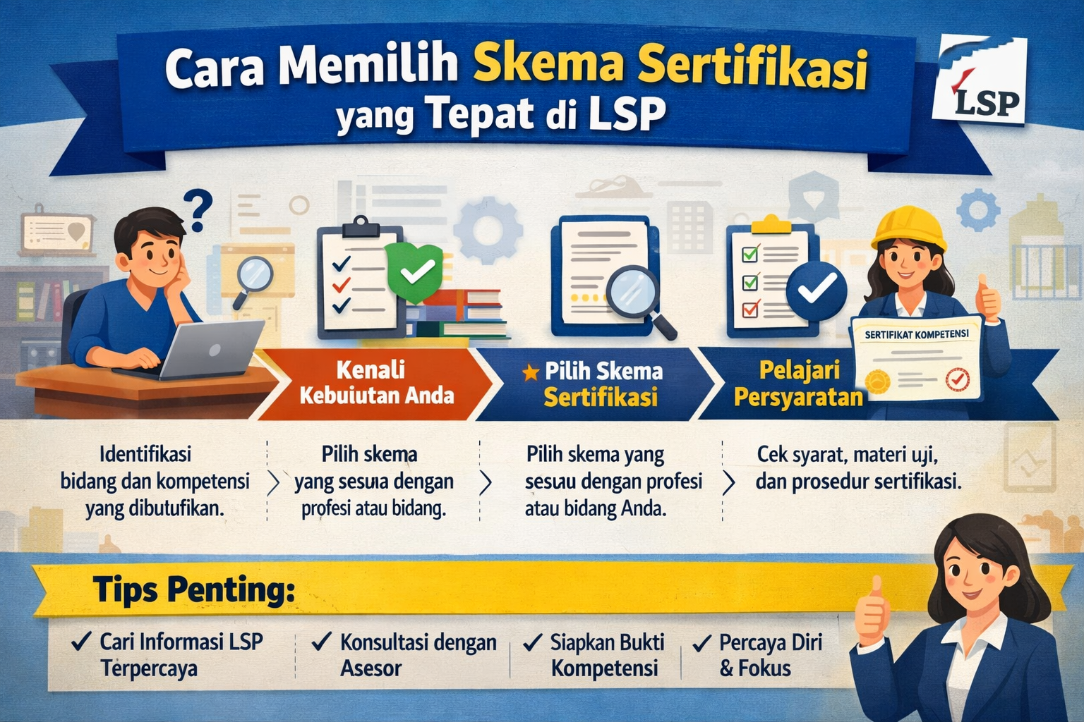 Cara Memilih Skema Sertifikasi yang Tepat di LSP