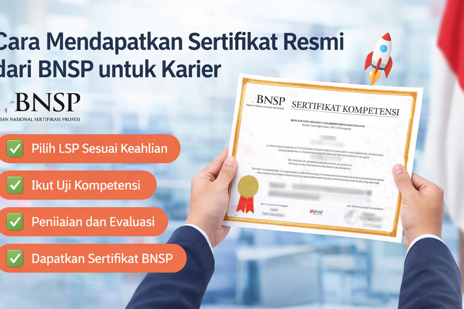 Cara Mendapatkan Sertifikat Resmi dari BNSP untuk Karier
