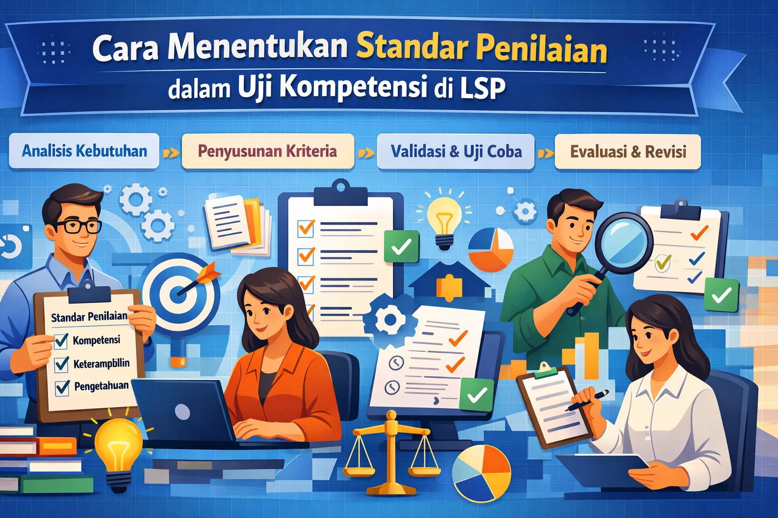 Cara Menentukan Standar Penilaian dalam Uji Kompetensi di LSP