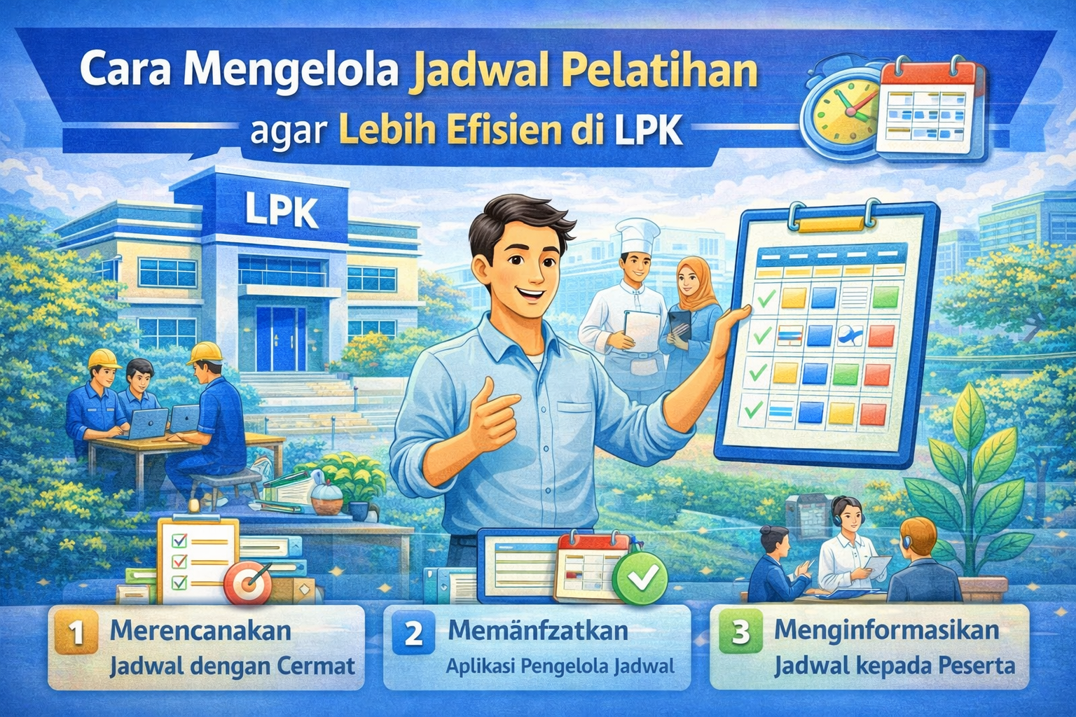 Cara Mengelola Jadwal Pelatihan agar Lebih Efisien di LPK