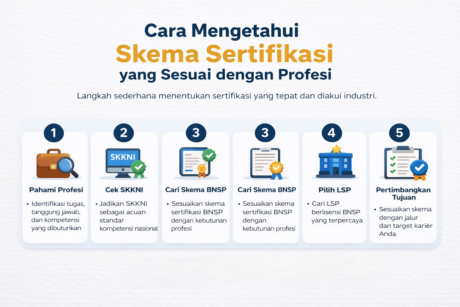 Cara Mengetahui Skema Sertifikasi yang Sesuai dengan Profesi