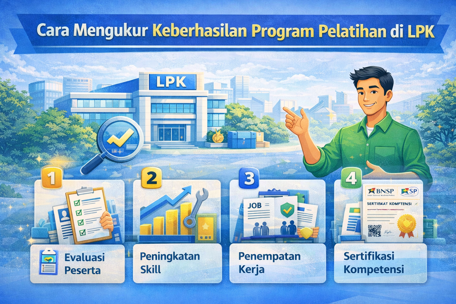Cara Mengukur Keberhasilan Program Pelatihan di LPK