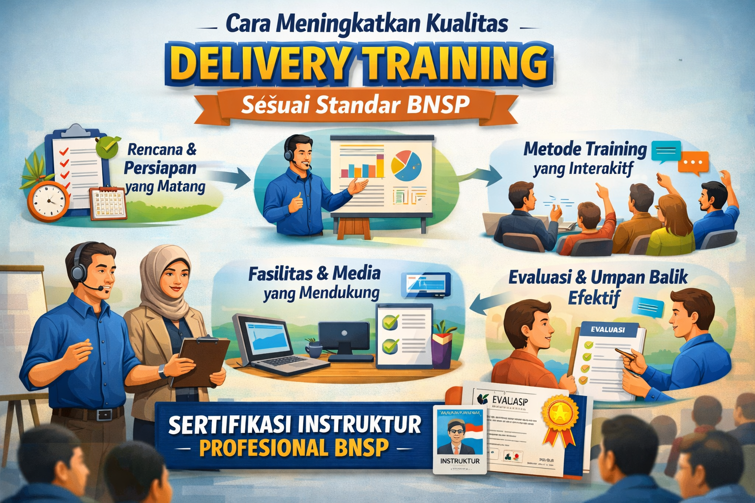 Cara Meningkatkan Kualitas Delivery Training Sesuai Standar BNSP