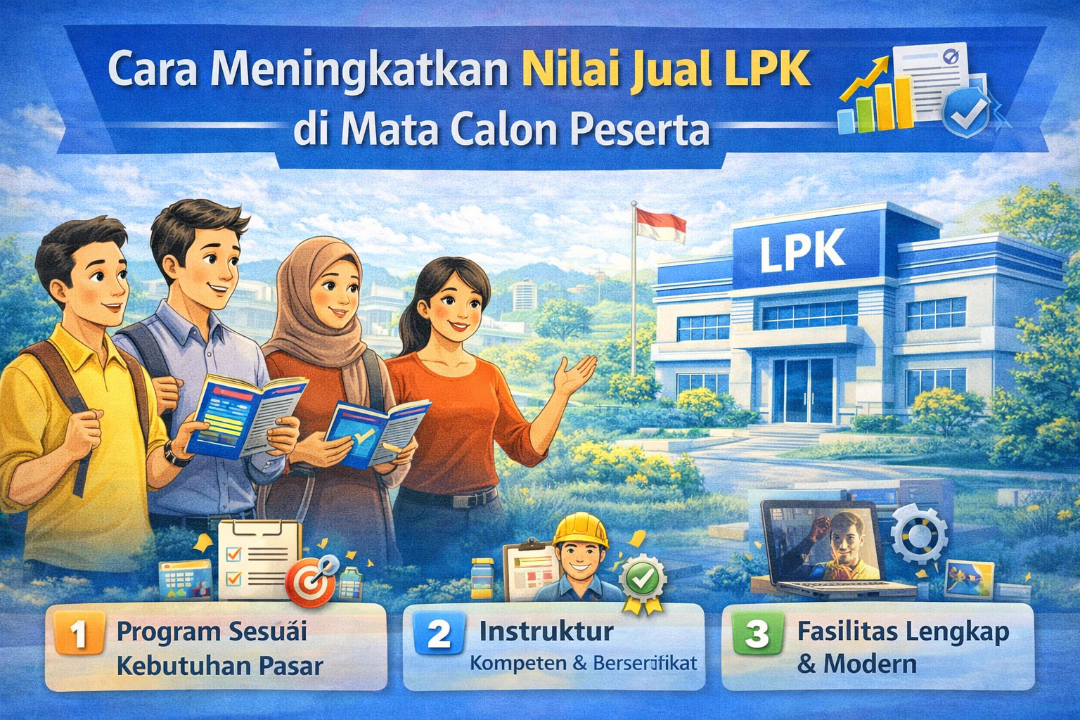 Cara Meningkatkan Nilai Jual LPK di Mata Calon Peserta