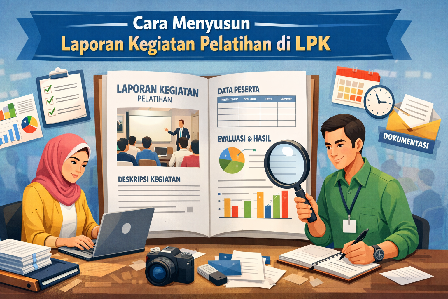 Cara Menyusun Laporan Kegiatan Pelatihan di LPK