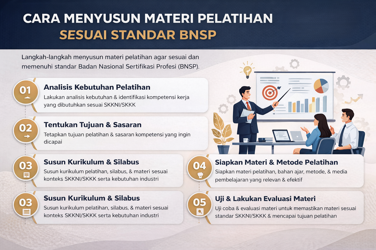 Cara Menyusun Materi Pelatihan Sesuai Standar BNSP