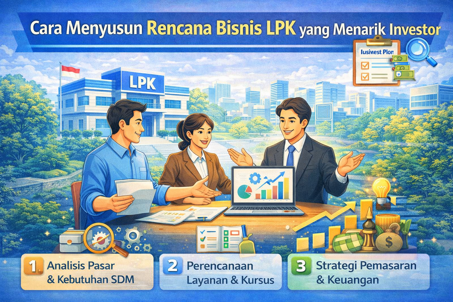 Cara Menyusun Rencana Bisnis LPK yang Menarik Investor