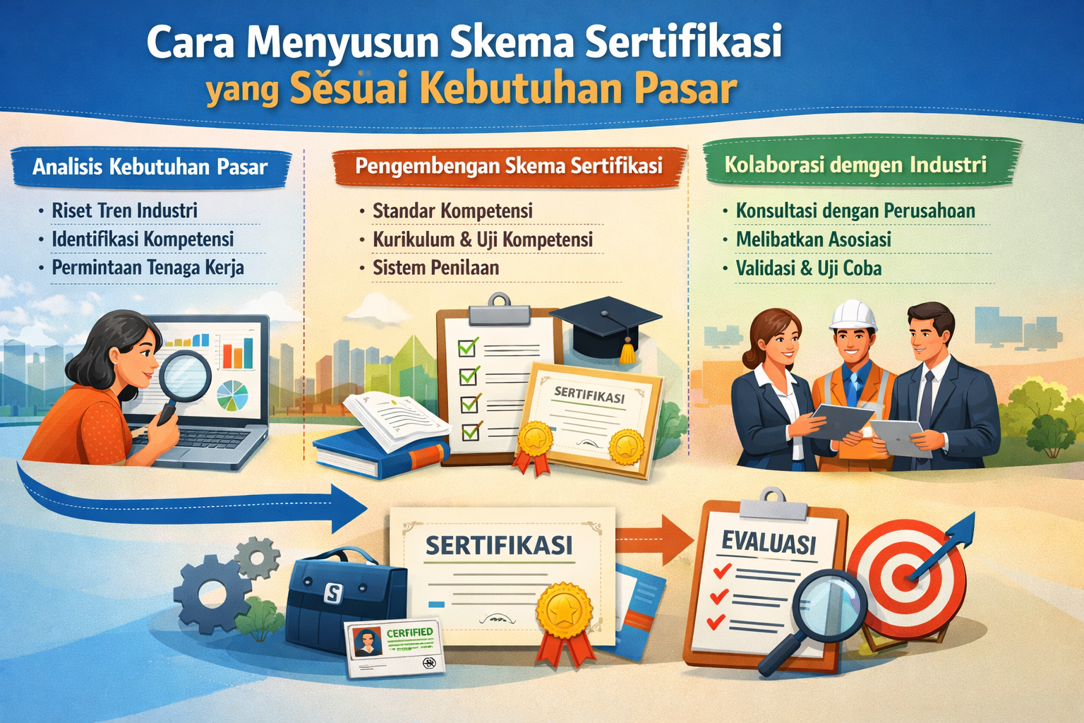 Cara Menyusun Skema Sertifikasi yang Sesuai Kebutuhan Pasar