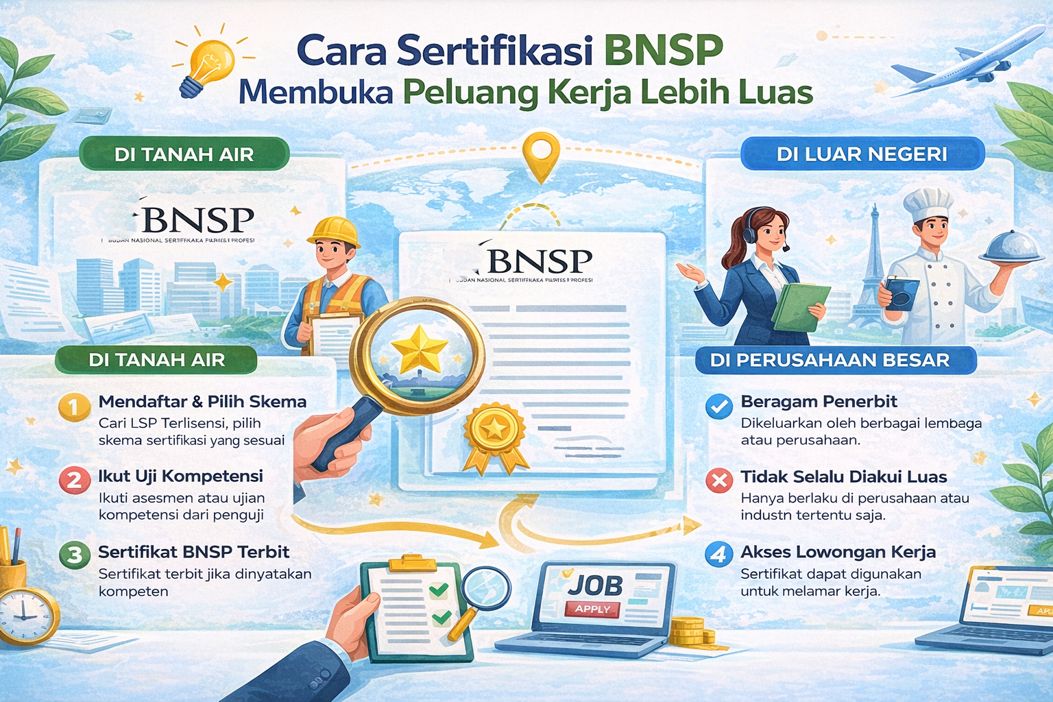 Cara Sertifikasi BNSP Membuka Peluang Kerja Lebih Luas