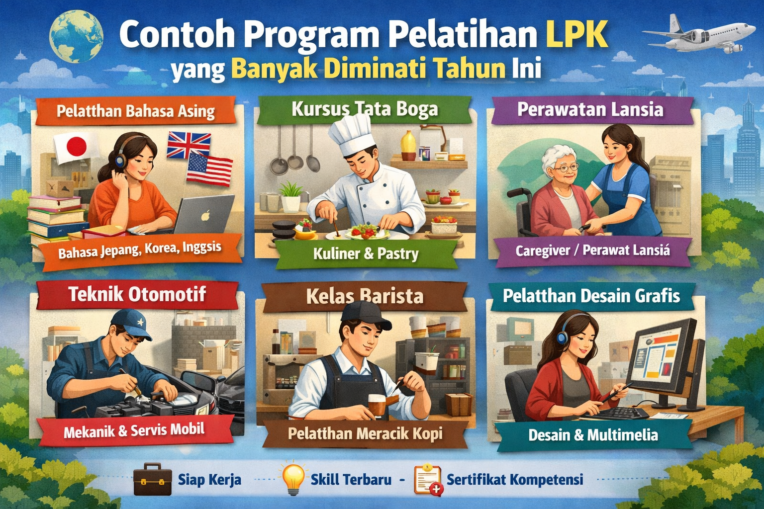 Contoh Program Pelatihan LPK yang Banyak Diminati Tahun Ini
